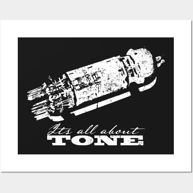 Tube Amps: All About Tone Wall Art by ClothedCircuit